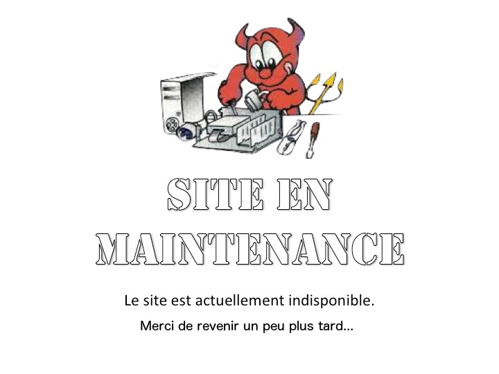 Site en maintenance